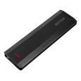 バッファロー USB3.1（Gen2）対応 ポータブルSSD 250GB ブラック SSD-PH250U3-BA