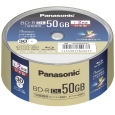 パナソニック(家電) 録画用2倍速ブルーレイディスク片面2層50GB（追記型） スピンドル30枚 LM-BRS50P30