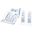 パナソニック(家電) コードレス電話機（子機2台付き）（ホワイト） VE-GD67DW-W