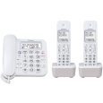 パイオニア デジタルコードレス留守番電話機 子機2台付 ホワイト TF-SA16W(W)
