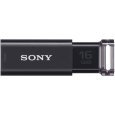 SONY USB3.0対応 ノックスライド式USBメモリー ポケットビット 16GB ブラック キャップレス USM16GU B
