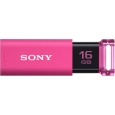 SONY USB3.0対応 ノックスライド式USBメモリー ポケットビット 16GB ピンク キャップレス USM16GU P