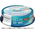 SONY ビデオ用BD-R 追記型 片面1層25GB 6倍速 ホワイトワイドプリンタブル 20枚スピンドル 20BNR1VJPP6