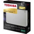 【新品】TOSHIBA ポータブルハードディスク 3TB HD-MB30TSPC周辺機器