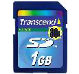 1GB SD CARD (80X) TS1GSD80